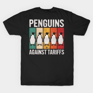 Penguins Against Tariffs - Say No To Tariffs - Eye Voodoo T-Shirt